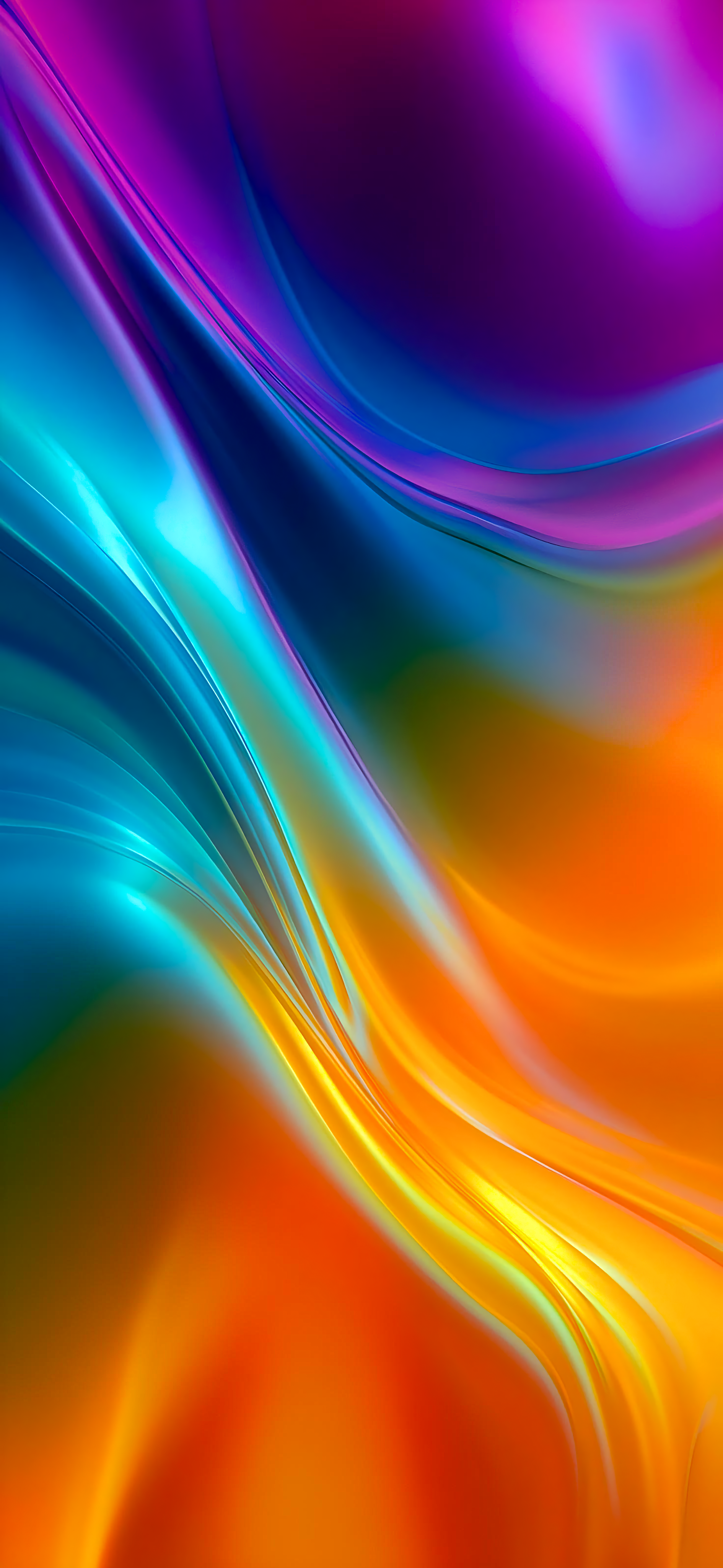 Aerial river cloud reflection wallpaper